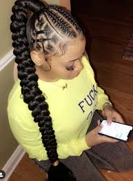 And next, in her darling hair bow post, she uses it to make the center part of her hair bow. 47 Best African Fishtail Braids Hairstyle 2019 For Black Hair Styleuki