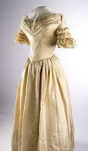 Wedding Dress Ca 1834 Dresses Antique Dress Historical Dresses