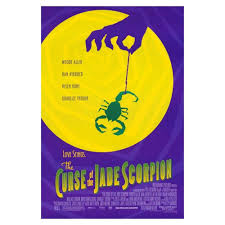 The action in woody allen's latest period comedy, the curse of the jade scorpion, takes place when big band ruled the airwaves, gumshoes got their tips on the street, and the new york giants still. The Curse Of The Jade Scorpion Woody Allen Woody Allen Woody Allen Movies Scorpion