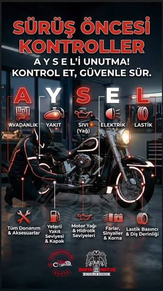 Motosikletini Yola Çıkarmadan Önce Bu Kontroller Hayat Kurtarabilir!