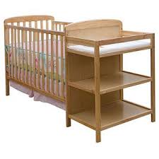 Dream On Me Anna 4 In 1 Convertible Crib And Changer Natural Walmart Com Crib And Changing Table Combo Baby Bed Cribs