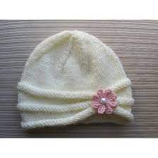 Rolled Brim Hat With A Flower For A Baby 6 9 Months And Toddler 2 4 Years Knitting Pattern By Yelena Chen Knitting Baby Hats Knitting Knitting Patterns