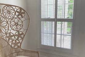 For inside the window shutters mounted on the window jamb, the measurement from jamb to jamb plantation standard shutters are normally 1 1/8 inches thick and traditional shutters are usually ¾ inch thick. Plantation Shutters Vs California Shutters Vs Traditional Shutters
