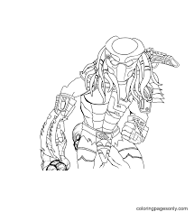 Predator coloring pages are from an american science fiction action film and anthology media franchise. Awsome Predator Coloring Pages Predator Coloring Pages Coloring Pages For Kids And Adults