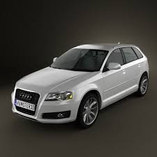 3d Model Of Audi A3 Sportback 2011 Audi A3 Sportback Audi A3 Audi