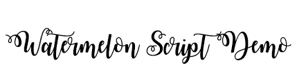 Watermelon script demo font · 1001 fonts Watermelon Script Demo Font Ffonts Net