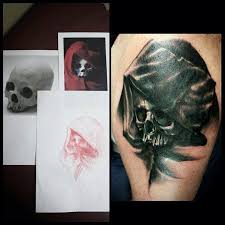 Evil skull tattoo skull sleeve tattoos skull tattoo design best sleeve tattoos tattoo designs men scary tattoos badass tattoos tattoos for guys dark tattoos for men. Broadwing Tattoo Broadwingtattoo Twitter