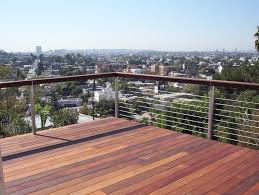 The irc requires guardrails to be at least 36 in height, measured from the deck surface to the top of the rail. Deck Design Los Angeles Ca Photo Gallery Landscaping Network