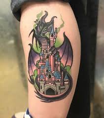 26 disney castle tattoos, so everywhere you go is the happiest place on earth. Fastest Disney Castle Tattoo