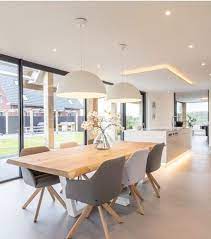 Good Design Modern Dining Table In Your Kitchen Modern Dining Table Dining Room Lighting Table Lamps Living Room