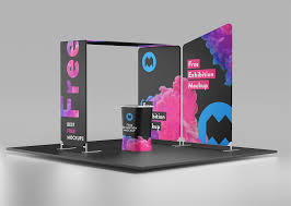 Free Exhibition Mockup Free Mockup Photoshop Mockup Free Mockup Design Free Mockup