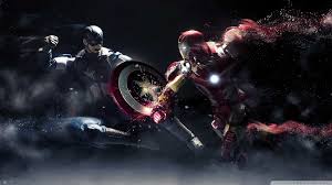 Wallpaper Ironman Captainamerica Civilwar Marvel Di 2020 Wallpaper Iphone Seni Gambar Lucu