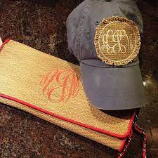 Cap With Burlap Monogram Patch By Thebeeskneessundries On Etsy 17 95 Burlap Monogram Monogram Burlap