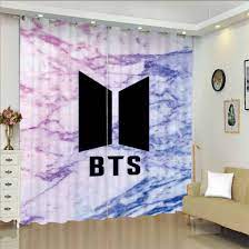 Bts Bulletproof Boys Pink Curtains For Living Room Curtains Living Room Pink Curtains Pink Bedrooms
