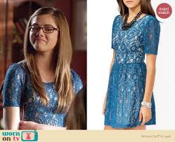 Rose S Blue Lace Dress On Hart Of Dixie Lace Blue Dress Dresses Gossip Girl Dresses