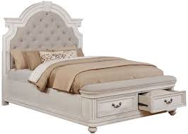 An updated take on hollywood glamour, our kira bed is on trend and adds a hint of drama. Avalon Furniture B162 White Queen Storage Bed B0162n 5uh 5sf 56sr Miskelly Furniture