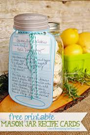 Free Printable Mason Jar Recipe Cards Meals In A Jar Mason Jar Meals Mason Jar Gift Tags