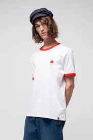 T shirt collar illustrations & vectors. Organic T Shirt With Colourful Accents Green Shirts
