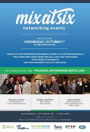Mix At Six Networking Event At The Chart House Tickets