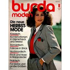 Check spelling or type a new query. Burda Moden 8 August 1981 Die Neue Herbstmode Zeitschrift