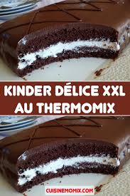 Kinder Delice Xxl Au Thermomix En 2020 Gateau Kinder Delice Desserts Pour Enfant Recette Thermomix Dessert