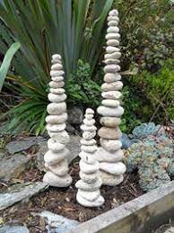 Set 3 Pumice Tower Garden Ornaments Cheaper Post Garden Ornaments Tower Garden Seaside Garden