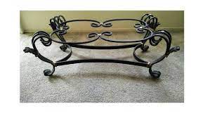 See more ideas about iron coffee table, wrought iron, wrought iron table. Wrought Iron Coffee Table Base Living Room Furniture Accent Metal Cocktail Vintage 1970s 1980s Wrought Iron Design Iron Coffee Table Wrought Iron Table
