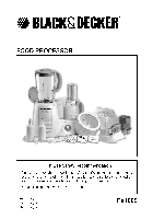 Black And Decker Food Processor Manual Fp6010 Food Processor Black Decker Fx1000 User S Manuals In Pdf