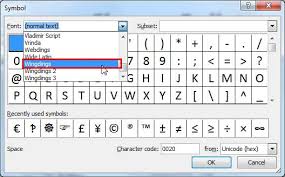 What i need is the corresponding letters/numbers to each symbol. Use Dingbats And Other Characters As Bullets In Powerpoint 2010 For Windows