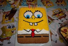 Square Simple Birthday Cake For 3 Year Old Boy Image Result For Birthday Cake Images For 2 Year Old Boy Spongebob Birthday Spongebob Party 5th Birthday Cake