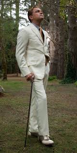 In addition, sometimes green symbolizes the jealousy of certain characters. Dicaprio In Gatsby S Iconic White Suit Bamf Style