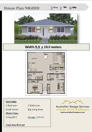 Searching for the latest updates of the global real estate market? 2 Bedroom House Plan 968 Sq Feet Or 90 M2 2 Small Home Design Small Home Design 2 Bedroom Granny Flat Concept House Plans For Sale In 2021 Small House Design House Plans For Sale House Plans