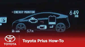 2010 prius how to multi information display toyota