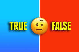 True or false quiz questions and answers. True Or False Random Knowledge Trivia Quiz