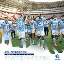 Sporting cristal campeón del fútbol peruano | fuente: Conmebol Com On Twitter Los Celestes Del Clubscristal Se Proclamaron Campeones Del Futbol Peruano Felicitaciones Por El Titulo 20 Https T Co 4hxvay9nix Https T Co Bspyxyp2tt