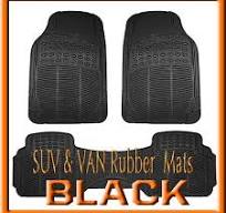 Fits HONDA ELEMENT ALL WEATHER SEMI CUSTOM BLACK RUBBER FLOOR MATS / 3PCS | eBay