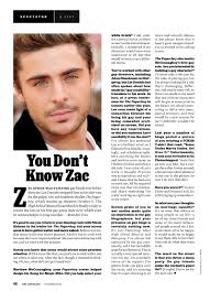 Zac Efron: You Dont Know Zac — Brandon Voss
