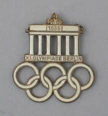 Maybe you would like to learn more about one of these? Original Olympic Rings Pin From The German Olympics Of 1936 In Berlin This Is A Photo Of What The Pin Actually Lo German Olympics Modern Games Olympic Rings