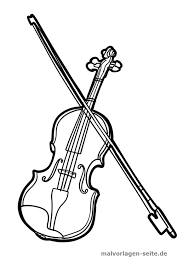 Malvorlage Geige Musik Geige Malvorlagen Musik Und Kunst