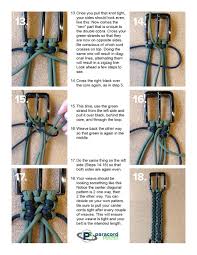 Depending on how tightly you are making your braids, you will probably want to start with single lengths of paracord that are roughly 3 to 4 times the length of the final rope you will. Paracord Belt Tutorial Double Cobra Weave