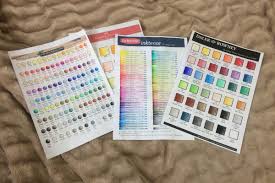 blank coloured pencil colour charts and value scales