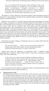 Standard forms of contract commonly used in malaysia. The Legal Conditionality Of Performance Bond In Malaysian Construction Contract Pdf Free Download