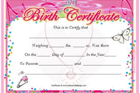 While many people turn to the internet to order additional or replacement birth certificates, ordering your birth certifica. 10 Free Printable Birth Certificate Templates Word Pdf Best Collections