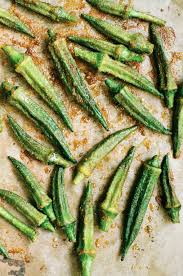 This Spiced Roasted Version Will Forever Change Your Mind About Okra We Swear Okra Sides Healthy Roasted Okra Okra Recipes Recipes