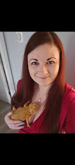 Spike says hello sisters! We got him for Christmas two years ago. He's  always bringing us gifts, birds, squirrels, rats and snakes. He loves the  kids and loves playing outside when he's