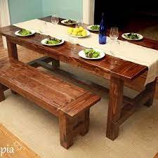 If you that space or a large family to sit 8 people dining together, this free diy plan from decor and the dog is perfect for you. Farmhouse Dining Tables Custom Farmhouse Tables Custommade Com