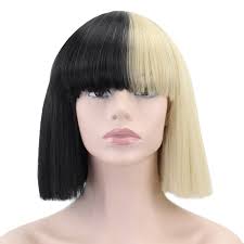 Ready for a dramatic change? Joy Beauty 12inch Synthetic Short Ombre Hair High Temperature Fiber Short Straight Sia Wig Cosplay Black Blonde Bob Wigs 7 Color Aliexpress