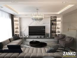 Armani Interior By Zanko Design On Behance Ruang Keluarga Mewah Desain Rumah
