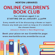 Even though there are many online book clubs on the internet, you can start your own online book club. Community Event Online Children S Book Club By Merton Libraries Wimbledon Community Association