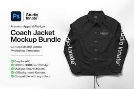 Download Coach Jacket Mockup Bundle Creative Photoshop Templates Creative Market PSD Mockup Templates